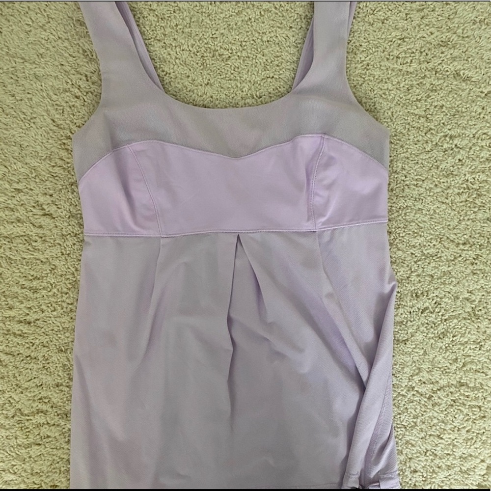 Lululemon Light Purple Yoga Tank Top - barely worn
